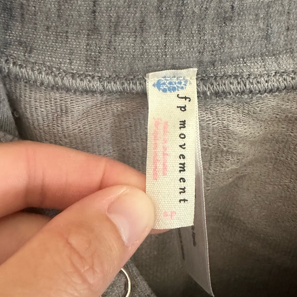 Free People Light Gray Women's Zip-Up Jacket - Picture 4 of 5
